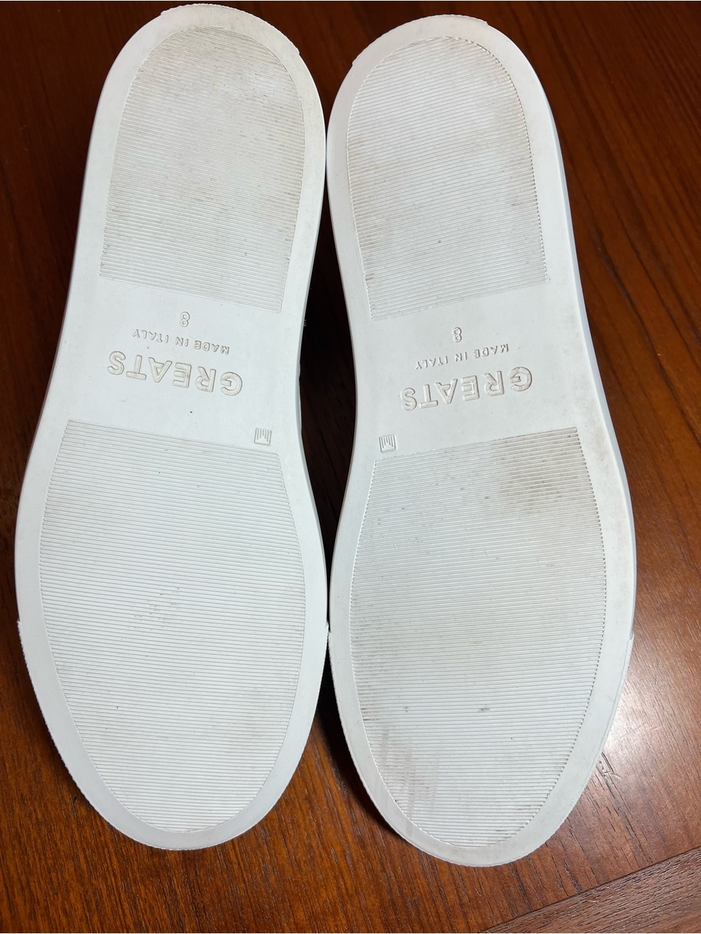 Greats Brooklyn Leather & Suede Sneakers | White | Minimalist Designer Style - Picture 13 of 16